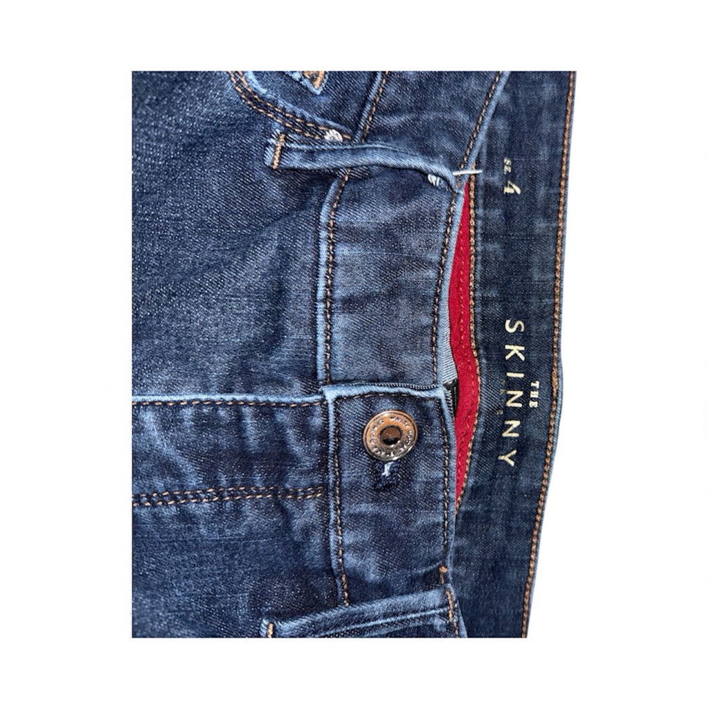 White House Black Market The Skinny Jeans Women's Size 4 Blue Wash